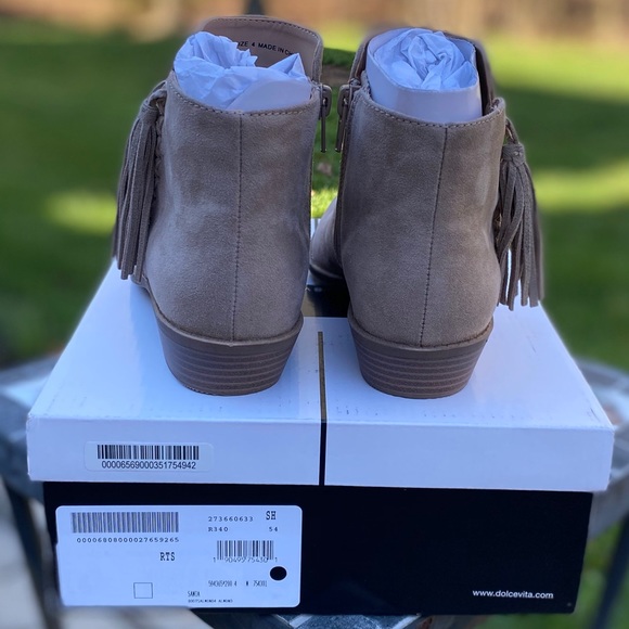 Dolce Vita Samia Fringe Trim Bootie - Picture 7 of 8